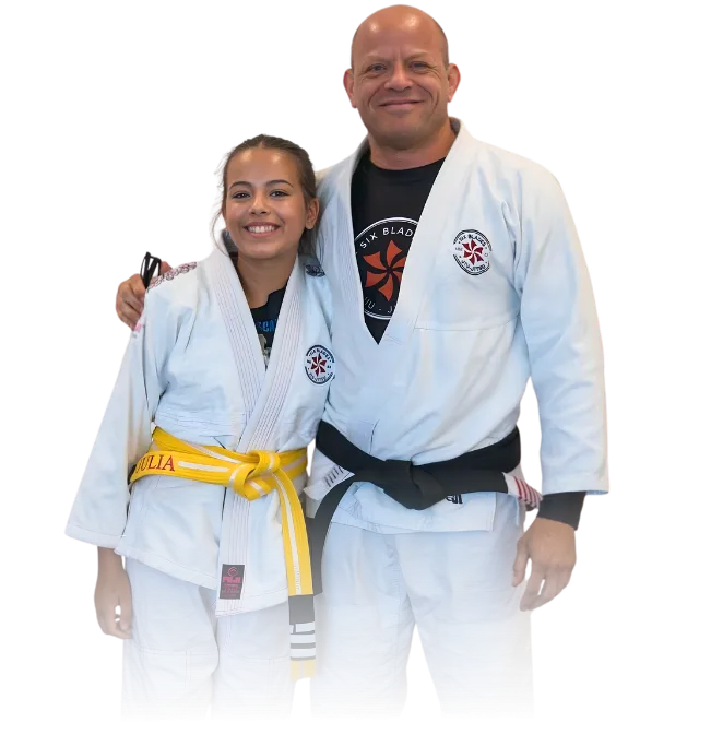 Six Blades instructor and student — Littleton, CO